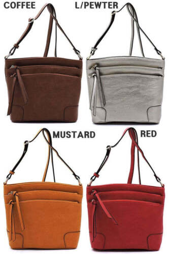 Borsa a tracolla con tasca multi zip moda - Foto 25 di 27