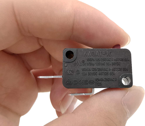 Microwave Oven Door Switch Replacement Part 16A 125VAC Black Normally Open1Pc - Picture 2 of 12
