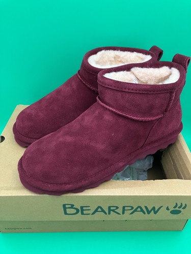 Botas de invierno Bearpaw Shorty para mujer - 2860w Chianti - 8 medianas