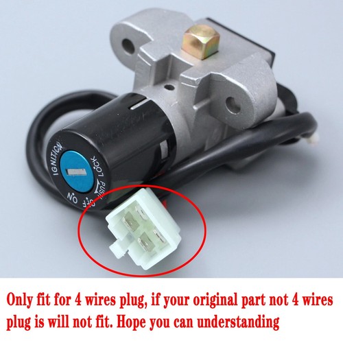 Interruptor de encendido bloqueo apto para Suzuki TL1000S/R Katana GS500 juego de llaves de tapa de gas - Imagen 2 de 7