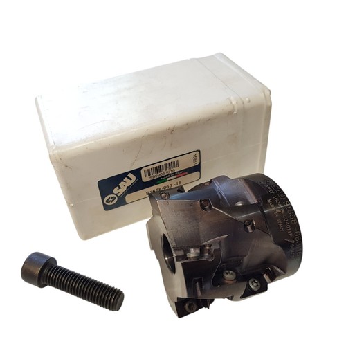 SAU Tool S1658-063-16 Porky Face Milling Cutter Takes APKT 1604 Carbide Inserts - Picture 1 of 2