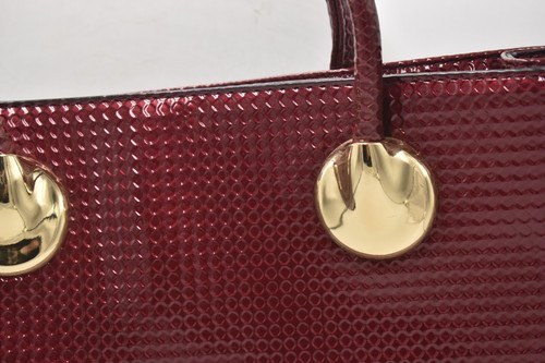 Bolso Bandolera de Hombro Leesun London Borgoña Cuero Sintético - Imagen 9 de 24