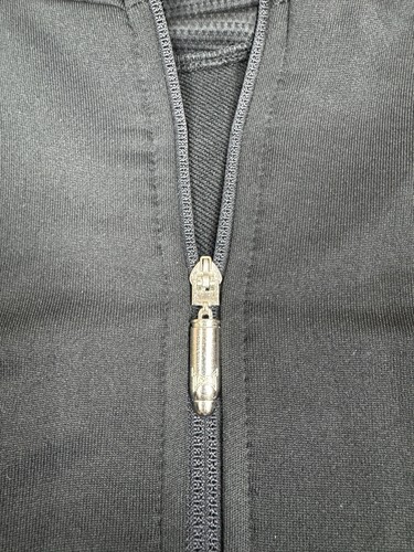 TAPOUT Jacket Men's Medium Black Vtg Y2K Full Zip Embroidered Logo MMA Track - Picture 4 of 16