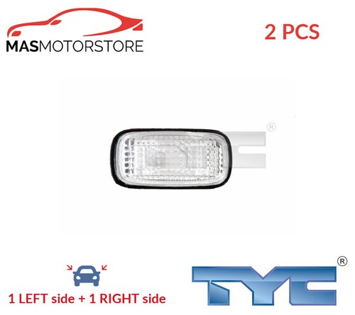 INDICATOR LIGHT BLINKER LAMP PAIR LATERAL INSTALLATION TYC 18-3501211 2PCS P NEW - Picture 1 of 5