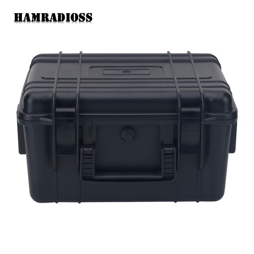 Caja de radiocomunicación de emergencia negra con panel metálico para YAESU FTM-150R - Imagen 2 de 6