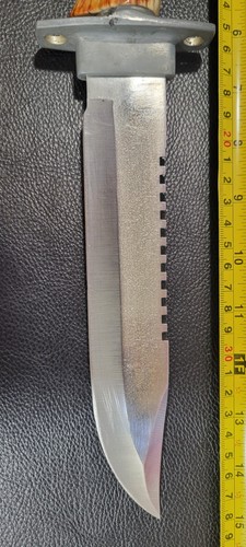 15" Custom Handmade Blade Camping Hunting Knife Bowie Knife - Picture 3 of 8