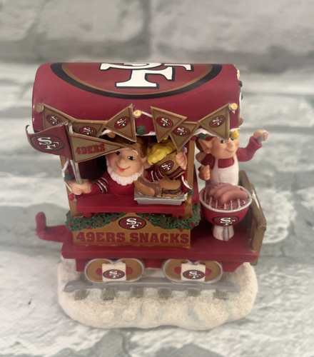 San Francisco 49ers Christmas Express Train Danbury Mint 49ers - Picture 2 of 11