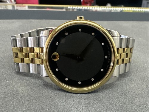 Movado 07.1.19.1264 Museum Classic Mens Two Tone Bracelet Watch