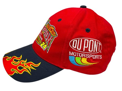 Vintage NASCAR Winston Cup Mütze Official Racing Chase Caps rot NEU Posten von zwei - Bild 3 von 16