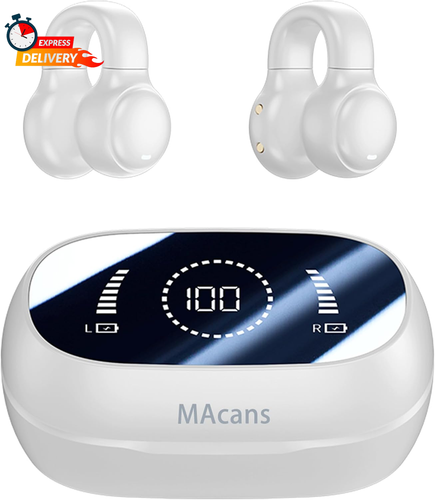 Auriculares Inalámbricos Clip de Oreja Abierta Auriculares Conducción de Aire Displasión de Alimentación LED - Imagen 7 de 7