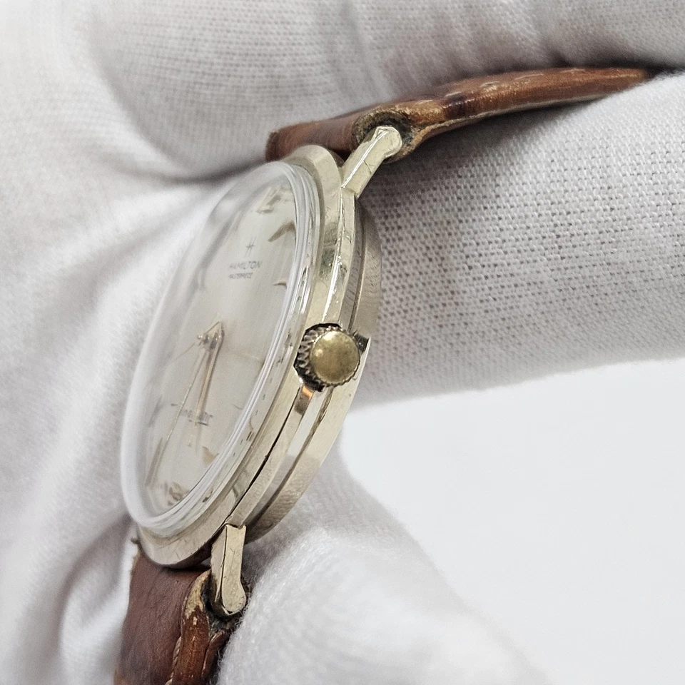 Obra Maestra Hamilton De Colección Thin-O-Matic Automático Lleno de Oro 10K 17J Cal 623 Foto 3 de 4