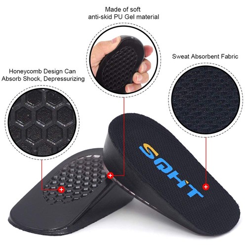 Height Increase Insoles - Heel Lift Inserts for Leg Length Discrepancies and ... - Bild 2 von 7