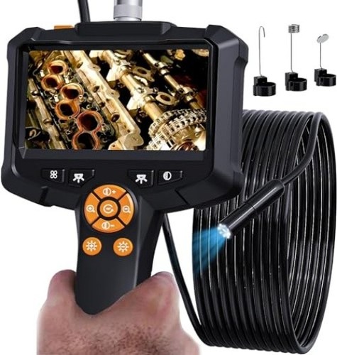 Flexibles 4,3 Zoll HD-Endoskop | 8 LED-Licht | 2000 mAh Akku - Bild 4 von 6