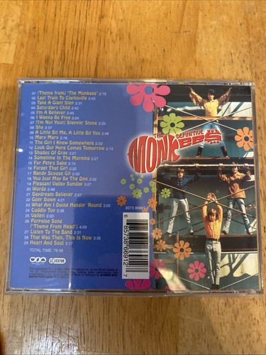 The Definitive Monkees German Import CD 2001 WEA International Issue - Bild 2 von 9
