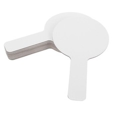 20 Pcs Dry Erase Handheld Paddle Portable Paddles Blank Whiteboard Answer