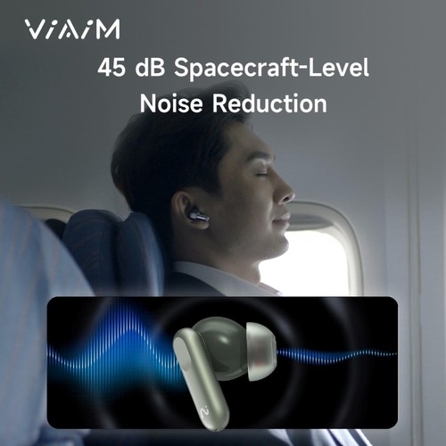viaim Nano+ AI Voice Recorder Earbuds-AI Meeting Assistant + Transcription, Flas - Picture 7 of 11