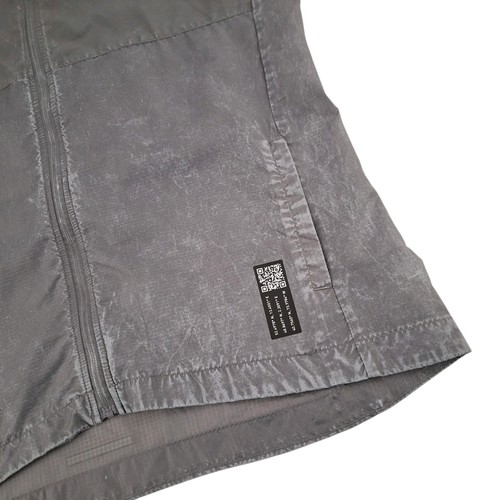 Adidas NWT Own The Run Running Jacket Mens XL Silver Gray Distressed Hooded Zip - Picture 3 of 20