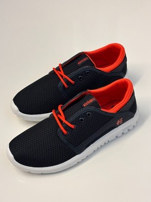 ETNIES Scout Kids Kinder Sneaker Schuhe navy blau rot Größe 36EU