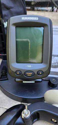 Humminbird PiranhaMAX 160 PMAX160 Fishfinder Depth W Transducer And Head Unit - Picture 2 of 24