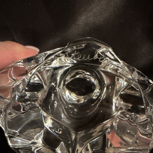 Pisapapeles enfriador de mano Steuben Glass AMERICAN EAGLE firmado PERFECTO ESTADO - Imagen 8 de 8