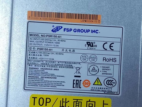 150W 12V 12.5A PSR150-A1 1Pc For H3C Switch Power Supply - Picture 2 of 5