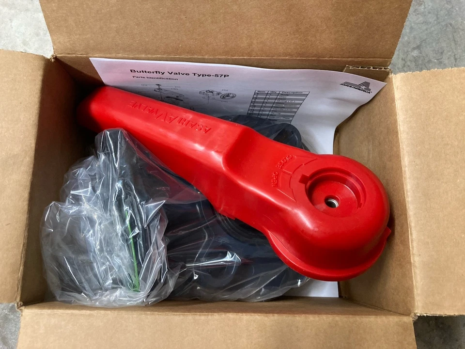 Asahi 2” Butterfly Valve PVC Disc PVC Body FKM Lever Operated Type 57p 173724020 - Image 2 of 4