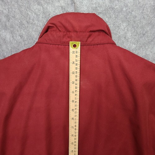Vintage Lands End Goose Down Coat Mens LT LARGE TALL 42-44 Red Jacket Heavy - Picture 9 of 11