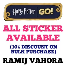 ALL STICKERS AVAILABLE (1-2-3-4-5-6⭐) (SUPERFAST SEND) HARRY POTTER GO ALBUM