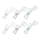 6 stücke Tragbare Winddicht Wäscheklammern Praktische Befestigung