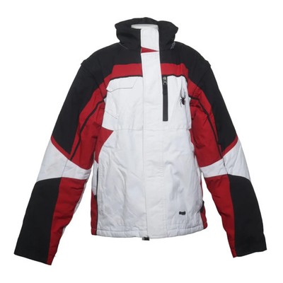 Spyder, Skijacke, Jungen, Größe: 176, Weiß/Rot/Schwarz, Polyamid/Polyester #cnO