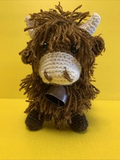 Handmade Crocheted Hyland Cow