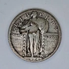 1924  Silver Standing Liberty Quarter 25C 1/4 Dollar Nice Details Free Ship