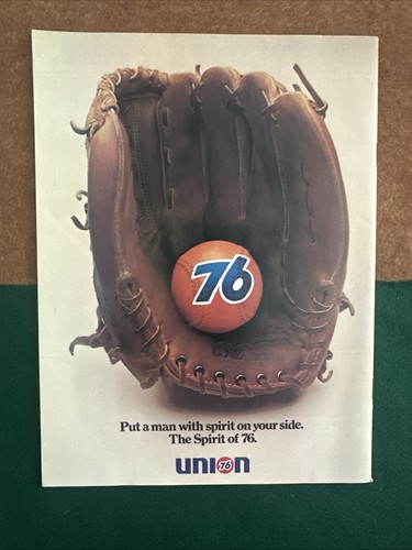 1974 Los Angeles Dodgers Program Scorecard vs Houston Astros UNSCORED MLB - Picture 4 of 8