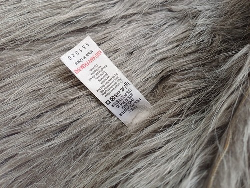 Monsoon Grey Afghan Suede Fur Penny Lane Style Autumn 🍂 Winter Jacket 6 8 10 - Picture 11 of 14