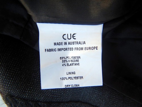 Cue Australia Women's New Designer Grey Business Suit Blazer Jacket + Skirt - 12 - Picture 18 of 20