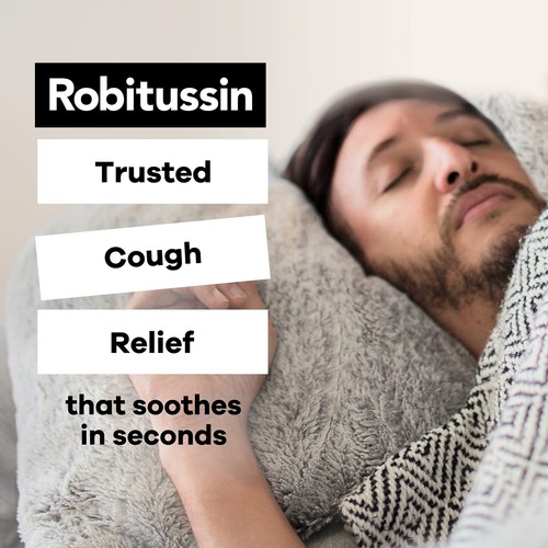 Robitussin Maximum Strength Nighttime Cough DM 4 Fl Oz Berry Flavor Relief - Picture 3 of 9