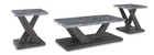 New ListingBensonale Contemporary Occasional Table Set with Faux Marble Top and Casters,.