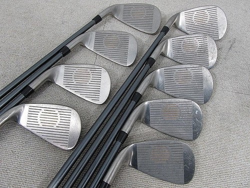 Yonex Titanium Pro II Iron Set 9pcs 4I-PW,AW,SW Original Boron Flex R - Picture 3 of 4