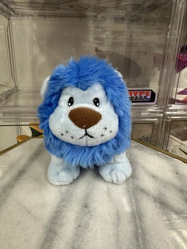 Neopets Blue Noil Löwe 6 Zoll Plüsch 2002 Petpet limitierte Auflage Vintage mit Etikett