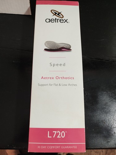 Aetrex Orthotic Insoles For Flat & Low Arches L720 Womens Size 9 NEW Speed - Picture 3 of 8