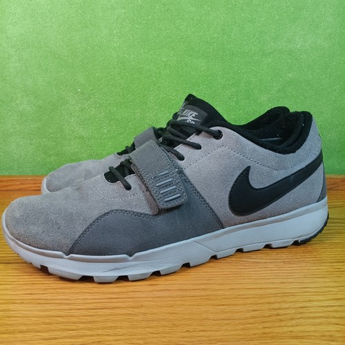 Nike SB Trainerendor Zapatos Para Hombre Talla 11.5 Gris Gamuza Skate Entrenadores Rendimiento - Imagen 4 de 12