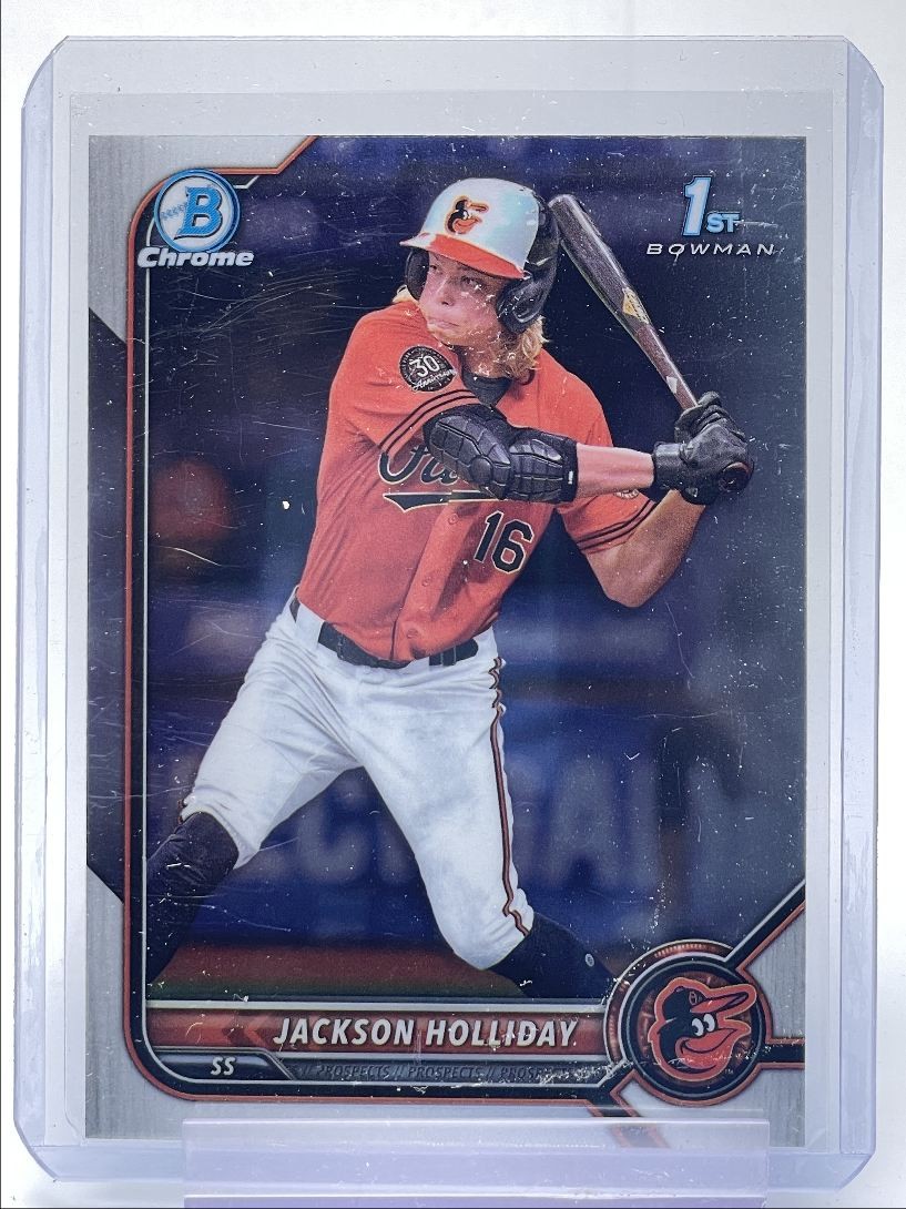 Jackson Holliday 2022 Bowman Draft #BDC-168 Chrome (1st