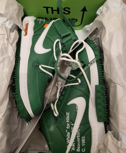 Nike Air Force 1 MID Off-White Pine Green EUR 43