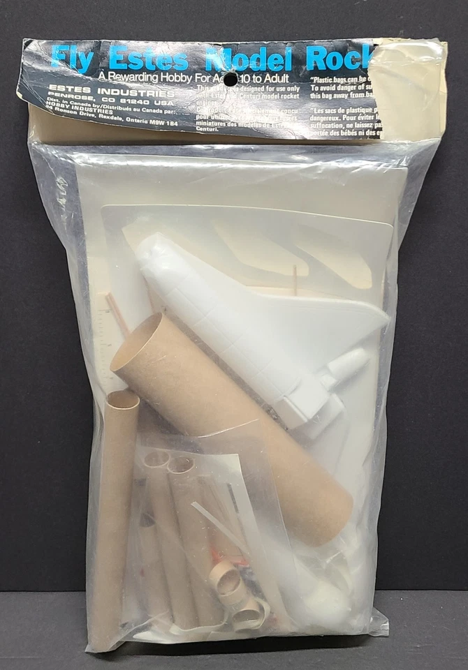 Estes Space Shuttle Flying Model Rocket Kit #1284 NASA Model Rocket Sealed - Image 2 of 4