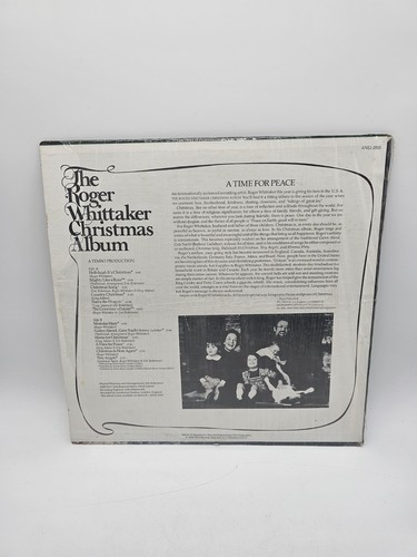 Roger Whittaker Christmas Holiday Album A Time For Peace Vinyl LP Record - Picture 2 of 6