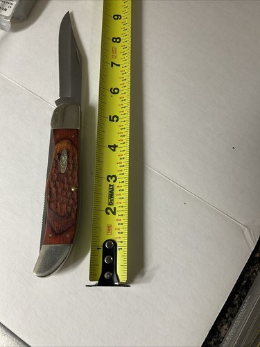 Case XX Pocket Knife Wooden Handle Hunter Knife 6265 - Picture 15 of 16