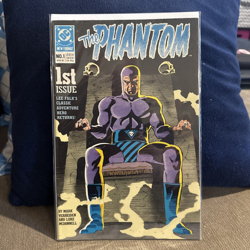 The Phantom 1st Issue #1 3/89 Comic book Excellent Cond Copper Age Dc Lee Falk