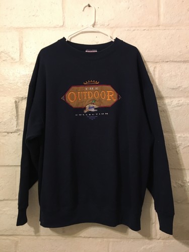Crable Sportswear The Outdoor Collection Felpa Girocollo Navy Uomo Taglia XXL - Foto 5 di 6