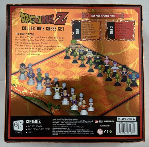 2021 Dragon Ball Z Collectors Chess Set by USAopoly Complete Great Condition - Picture 7 of 7