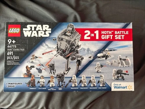 LEGO Star Wars: 2-in-1 Hoth Battle Gift Set 66775 NEW RARE RETIRED SEALED BOX